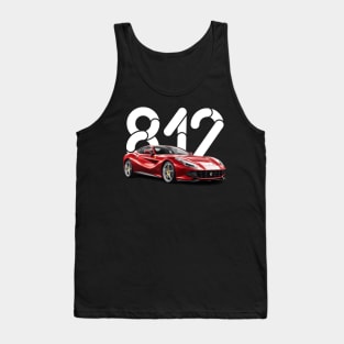 Ferrari 812 superfast victor art Tank Top